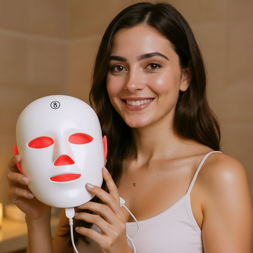 Máscara facial LED