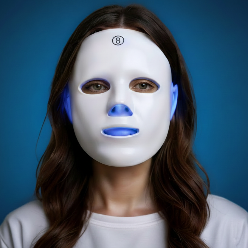Máscara facial LED